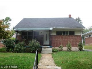 Foreclosed Home - 512 ROCKLYN AVE, 21208