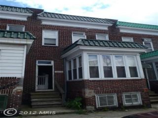 Foreclosed Home - 2613 E BIDDLE ST, 21213