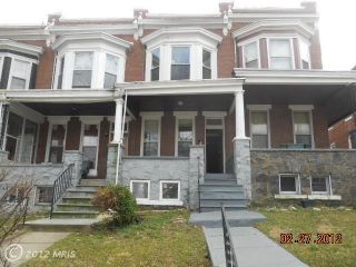 Foreclosed Home - 2723 W MOSHER ST, 21216