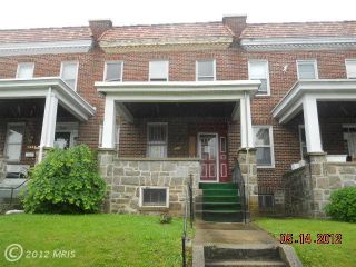 Foreclosed Home - 2425 W MOSHER ST, 21216