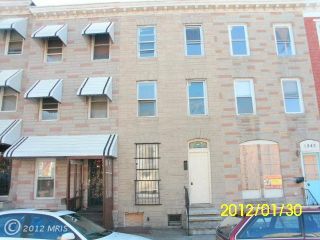 Foreclosed Home - 1841 W LOMBARD ST, 21223
