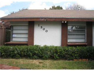 Foreclosed Home - 1500 FLAMINGO CT, 33026
