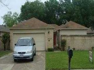 Foreclosed Home - 4035 KNOLL GLEN DR, 77082